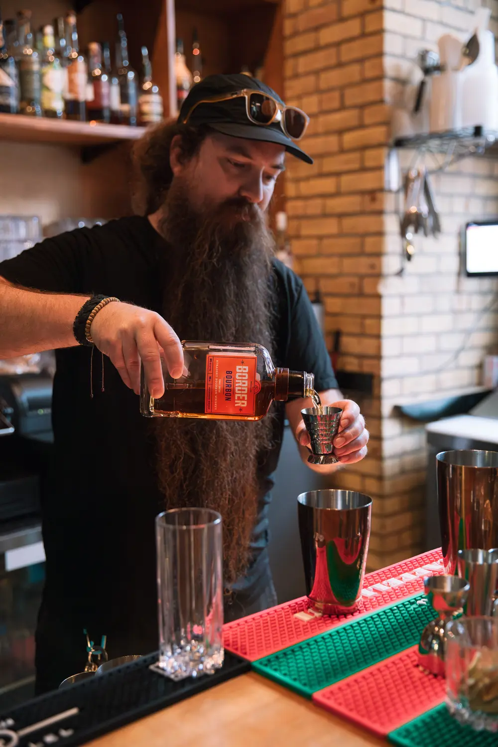 The Bridge Cocktail Room, serving 45th Parallel Border Bourbon in a summer cocktail.