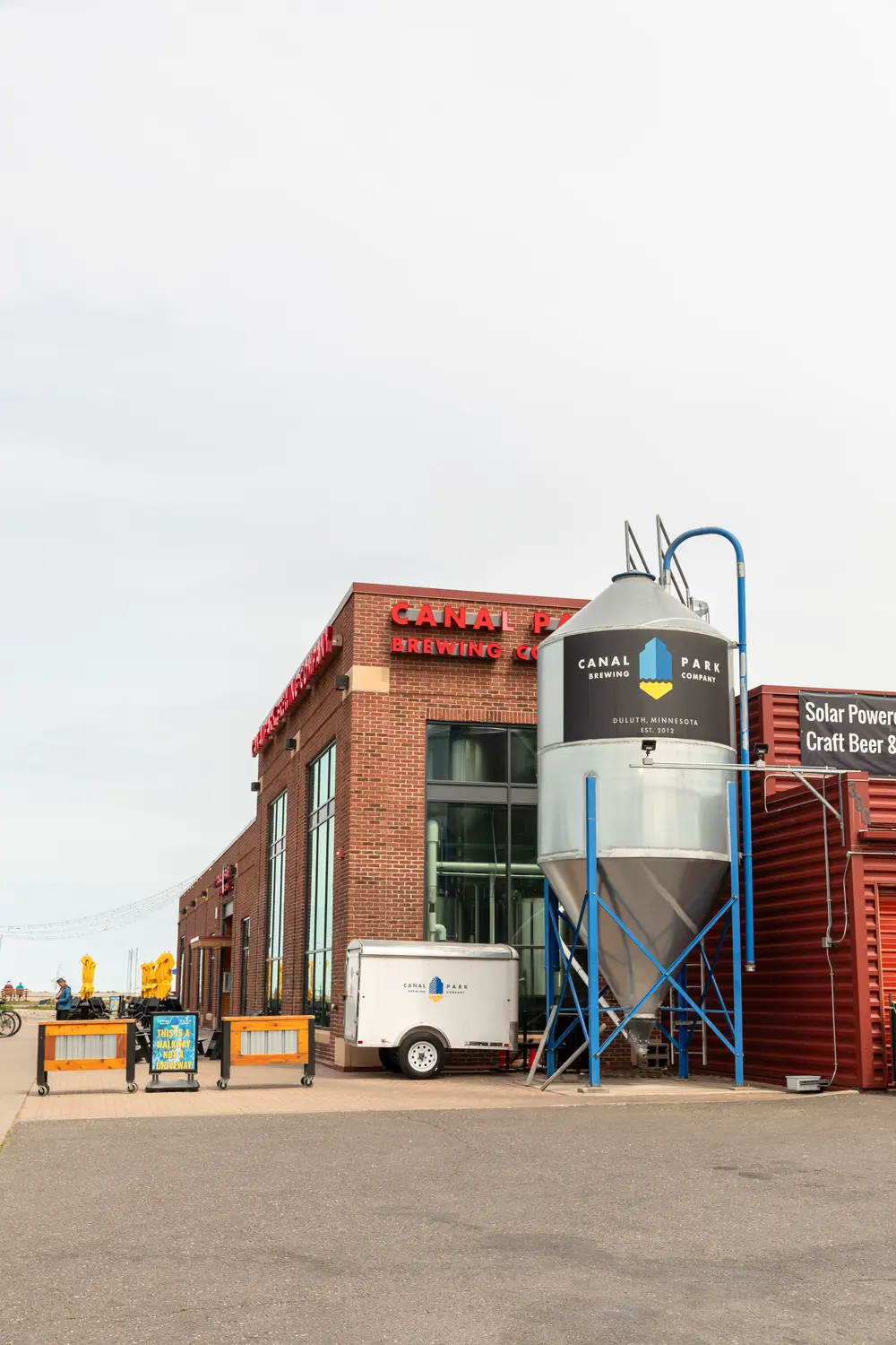Canal Park Brewing Company in Duluth Minnesota serving 45th Parallel Limoncello in the Golden Hour cocktail.