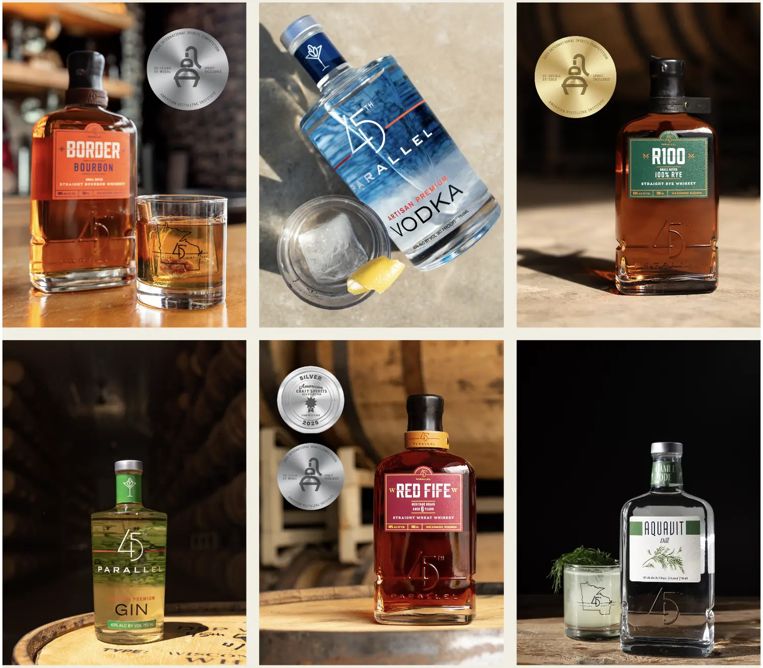 Award Winning Whiskey from 45th Parallel Distillery