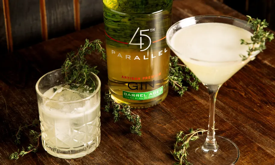 Wonderful Winter Thyme Gimlet